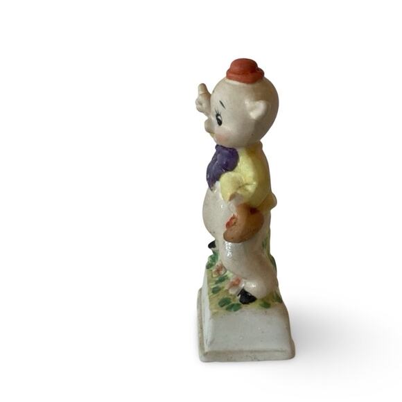 Vintage Enesco Hand Painted Pig Figurine, 1980's - Picture 2 of 5